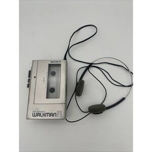VTG Sony Walkman Cassette Player FM Stereo WM-F1 Radio Works Tape Needs Repair